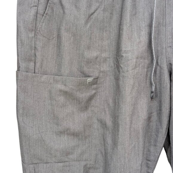 Fabletics Jogger Pants Womens Grey Drawstring Zip Pocket Size 2X - Picture 13 of 13